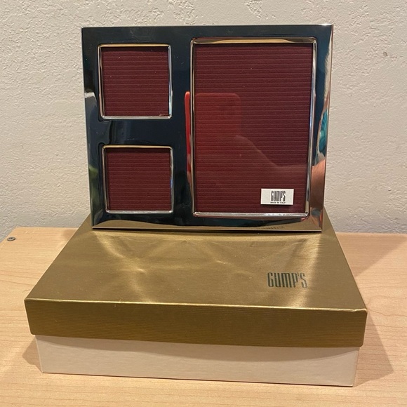Gump’s Silver Multi-Photo Frame - Picture 1 of 9